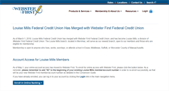 Desktop Screenshot of louisemillscu.com